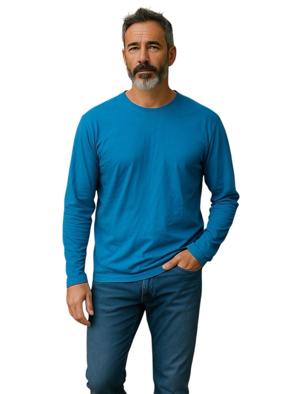 Agave Denim Edmond Tee Shirt Men Color Blue Size XXL